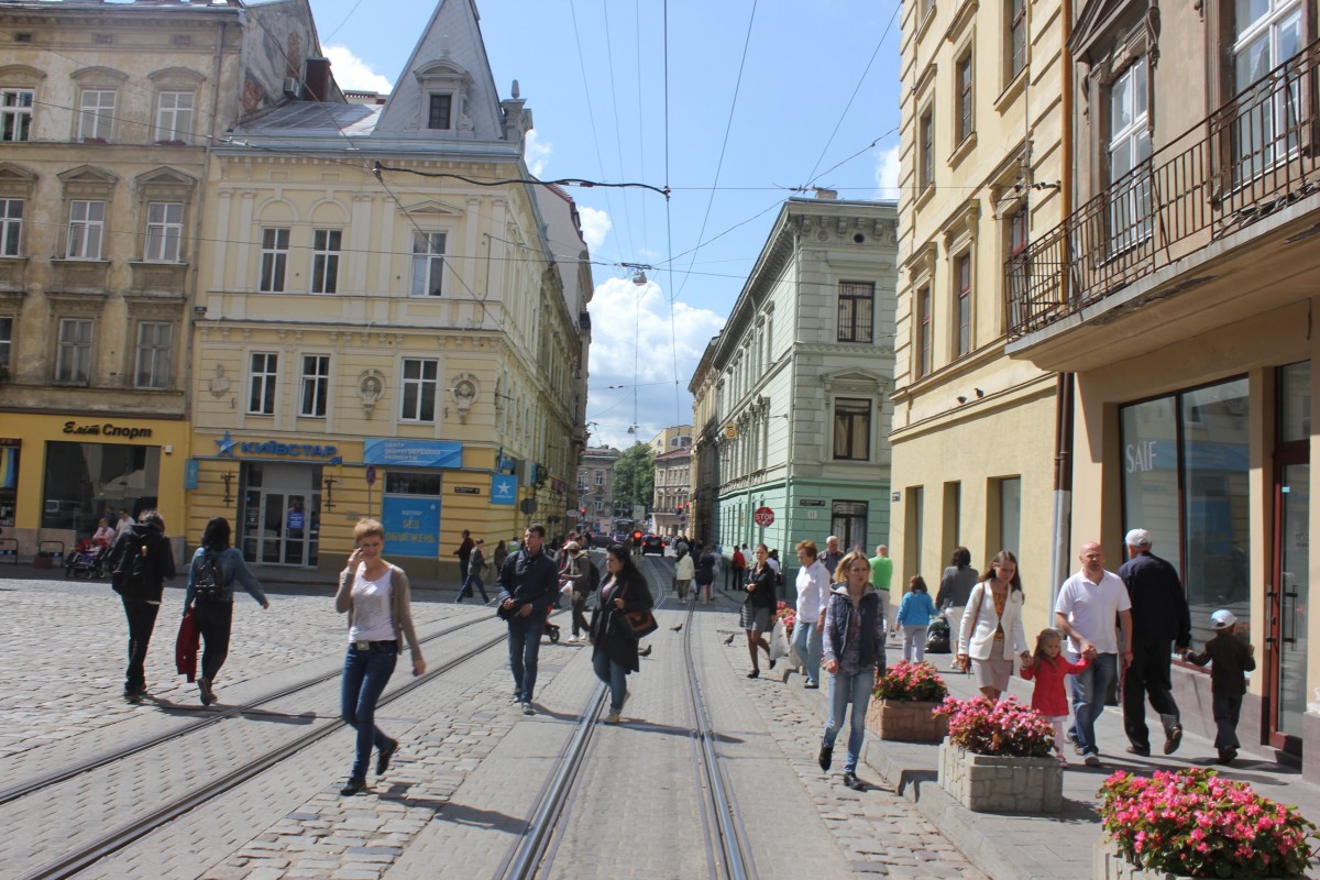 Панорама центру Львова